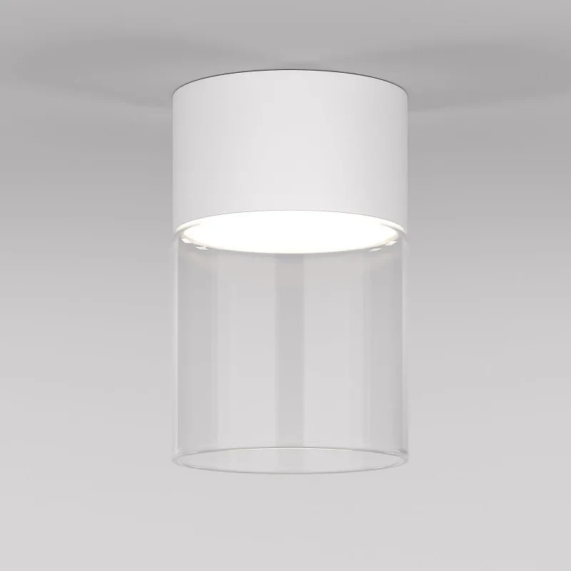 Накладной светильник Elektrostandard 25047/LED 10W 4000К белый/прозрачный