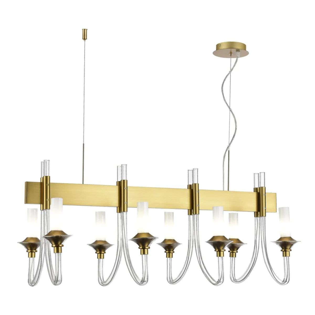 SL1241.213.08 Люстра подвесная ST-Luce Золотистый/Белый E14 840W