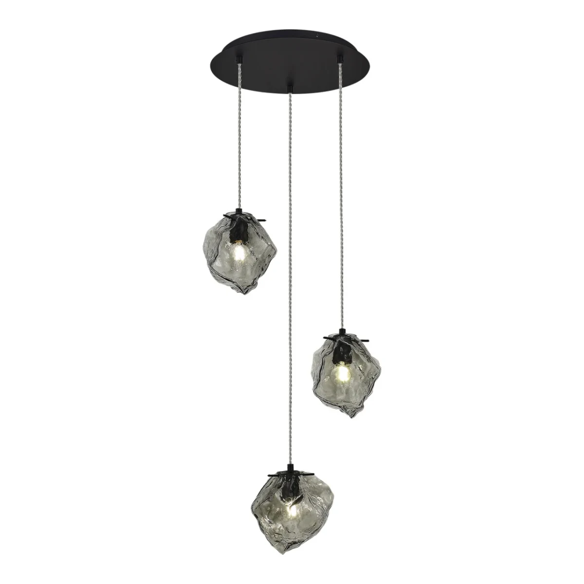 SL1175.403.03 Светильник подвесной ST-Luce Черный/Серо-зеленый E14 340W