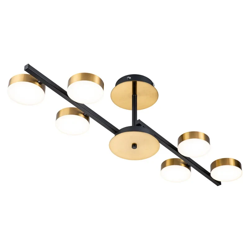 Escada 10266/6 LED*95W Black/Brass