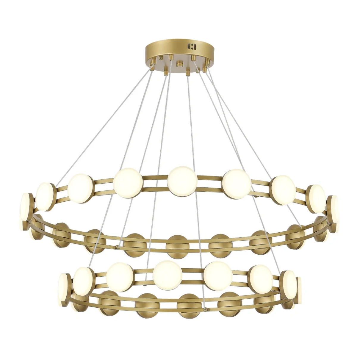 SL6610.203.36 Светильник подвесной ST-Luce золотистый/белый LED 1*70W 4000K