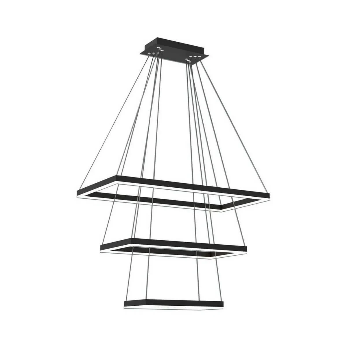 08211-3,19(4000K) Подвес Альтис черный w80*40+60*30+40*20 h140 Led 85W (4000K)
