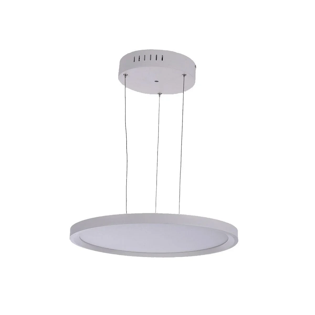 08725-1 Подвес диммируемый Парете белый d40,3 Led 24W (3000K-7000K) с пультом ДУ