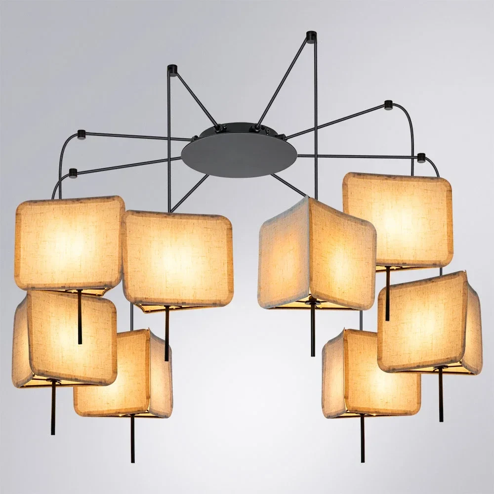 Подвесная люстра Arte Lamp TRIXIE A7084SP-8BK