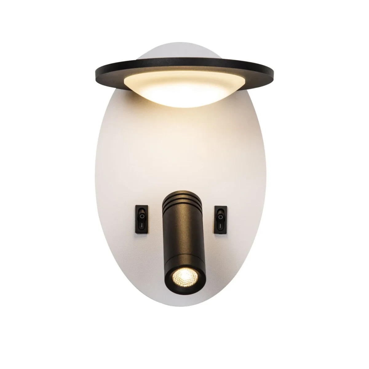 4065-2W, настенный светильник, D150xW130xH200, 1xLEDx3W + 1xLEDx5W, 640LM, 4000K, included, switch, 