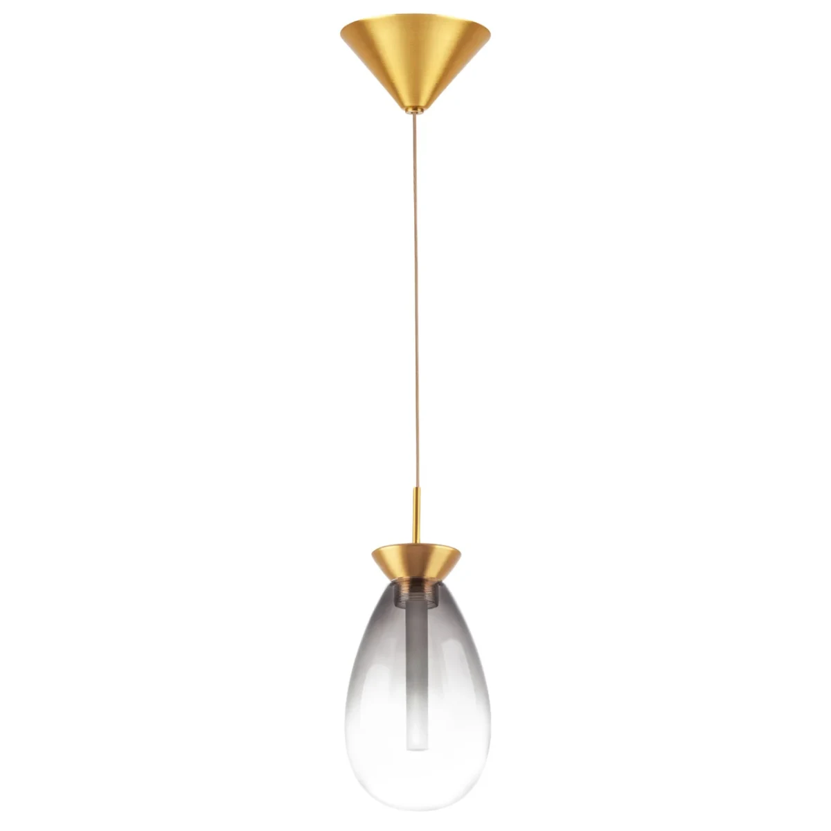 805118 Люстра COLORE LED 1х4W 220LM ЗОЛОТО/ДЫМЧАТЫЙ 3000K