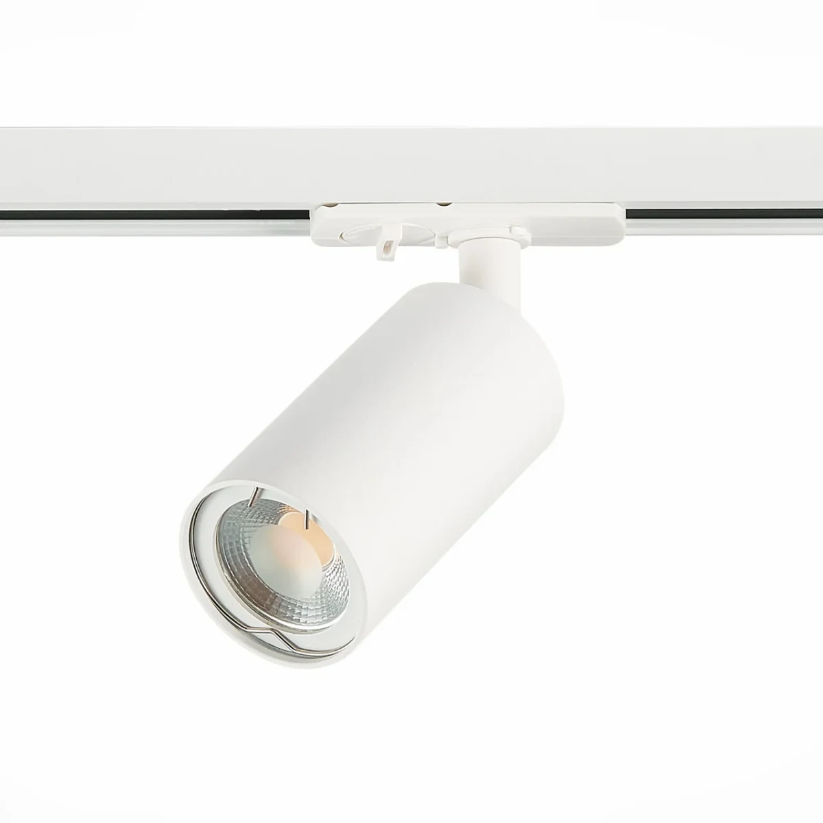 ST300.506.01 Св-к трек. Белый GU10 1*50W  IP20 L100xW54xH142 220V Без ламп
