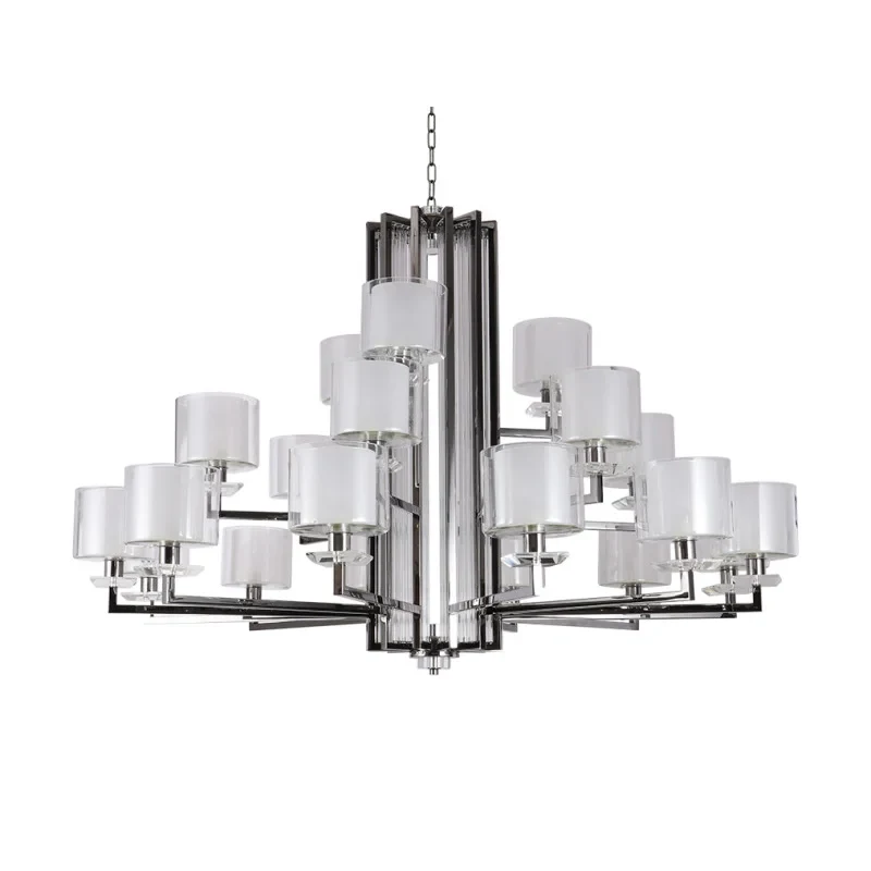 Подвесная люстра Newport 4412+6+3/C black glossy
