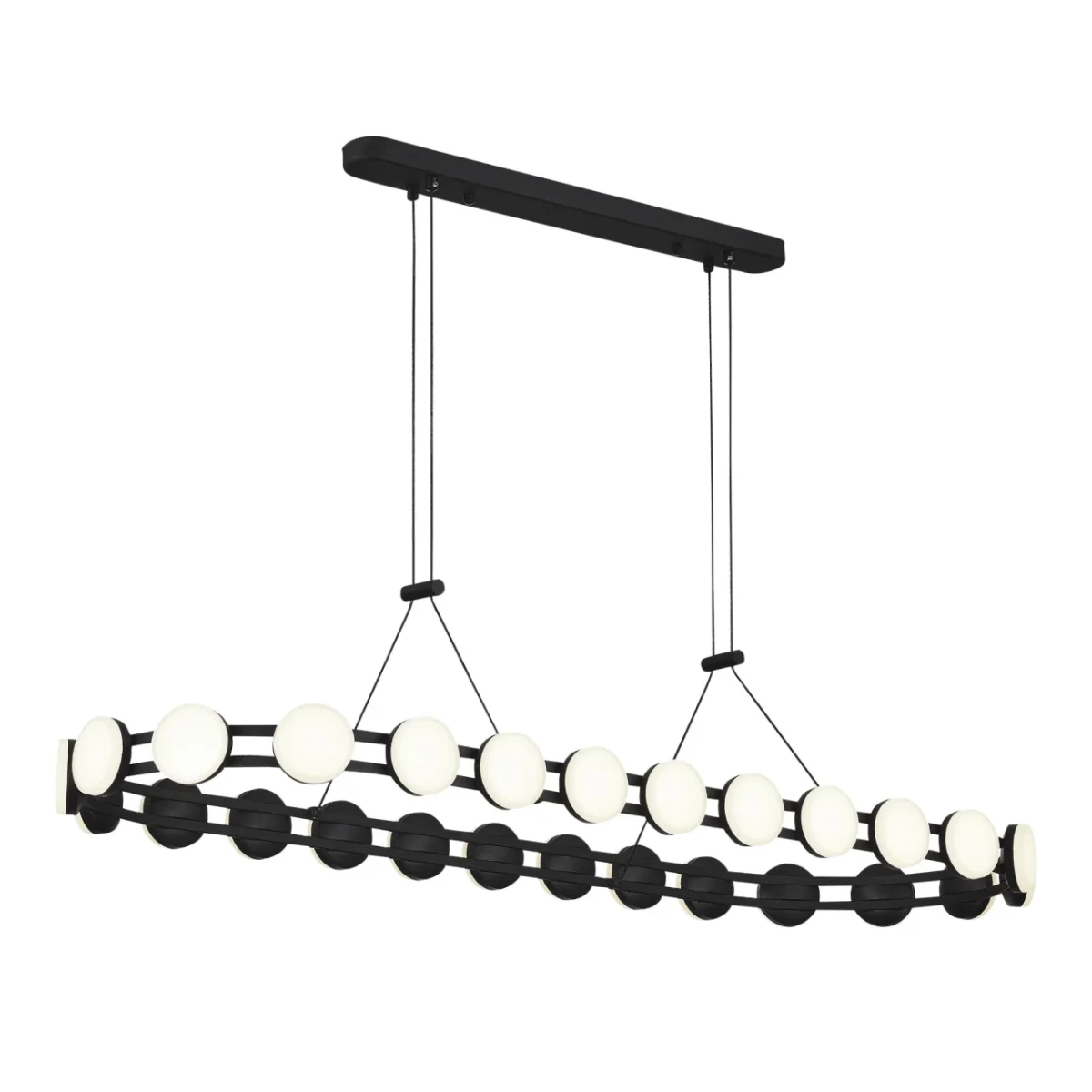SL6610.403.26 Светильник подвесной ST-Luce черный/белый LED 1*50W 4000K