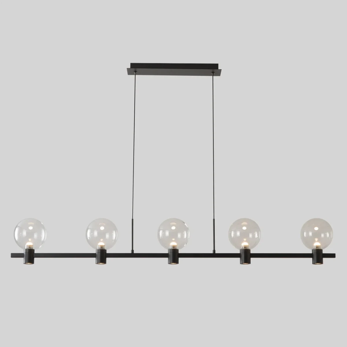 Светильник подвесной Crystal Lux DUET SP35W LED BLACK