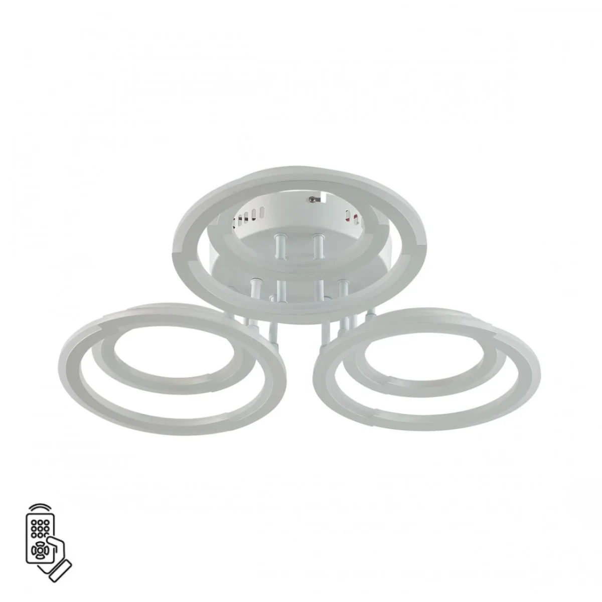 8028/80CL LEDIO LN24 белый/белый, металл/акрил Потолочный светильник с ПДУ LED 80W 3000-6000К 220V O