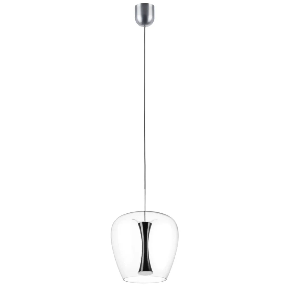 804207 Люстра CUPOLA LED 10W 500LM АЛЮМИНИЙ/ЧЕРНЫЙ 3000K