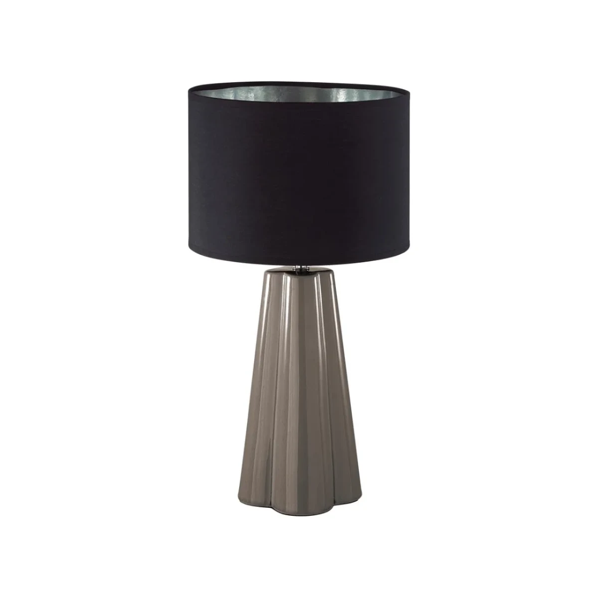 LUMION 8125/1T COMFI LN25 376 черный/серый, керамика/текстиль Настольная лампа E27 1*60W 220V HINAMI