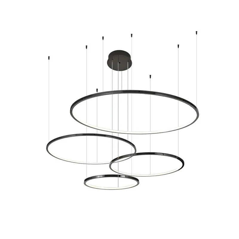 Каскадная люстра Newport 15104N/S black glossy