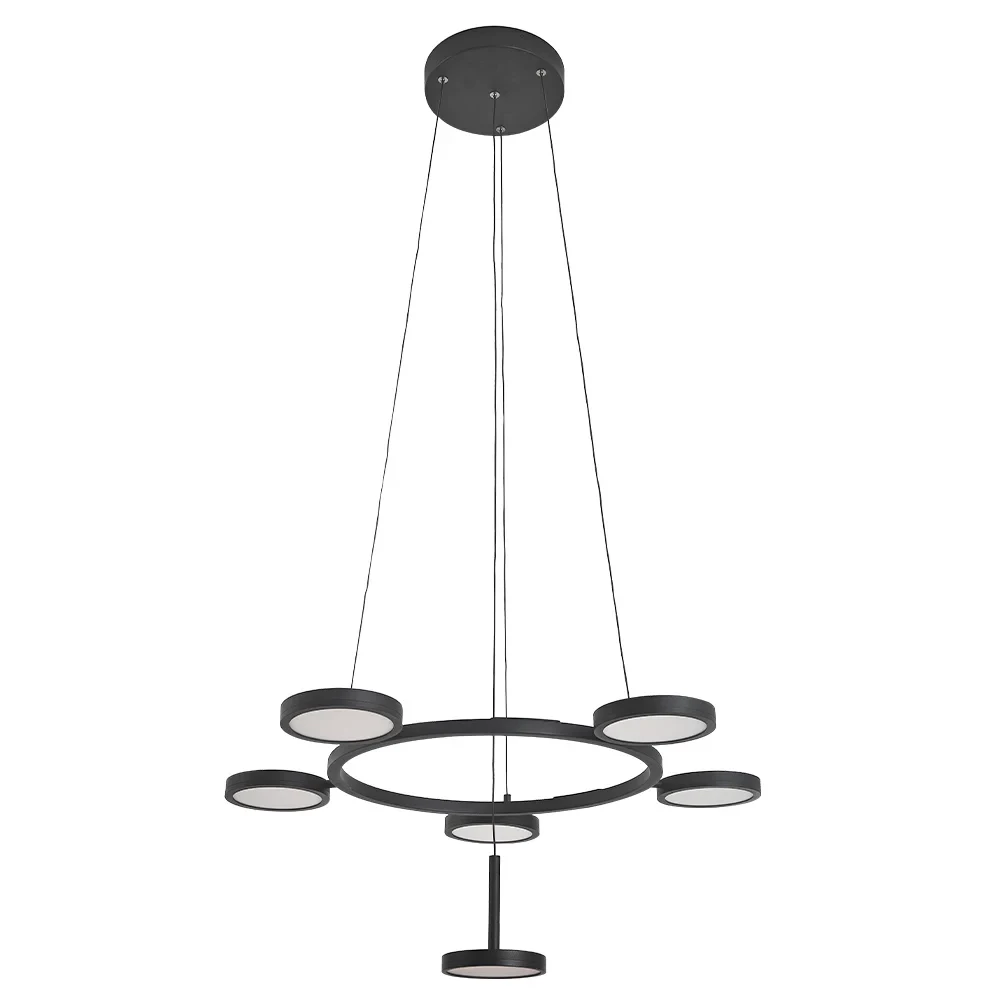 Светильник подвесной Crystal Lux CLT 027C6 D700 BL