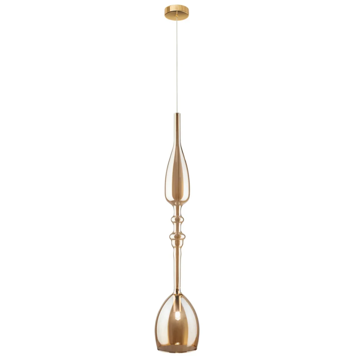 Светильник подвесной Crystal Lux LUX NEW SP1 C AMBER