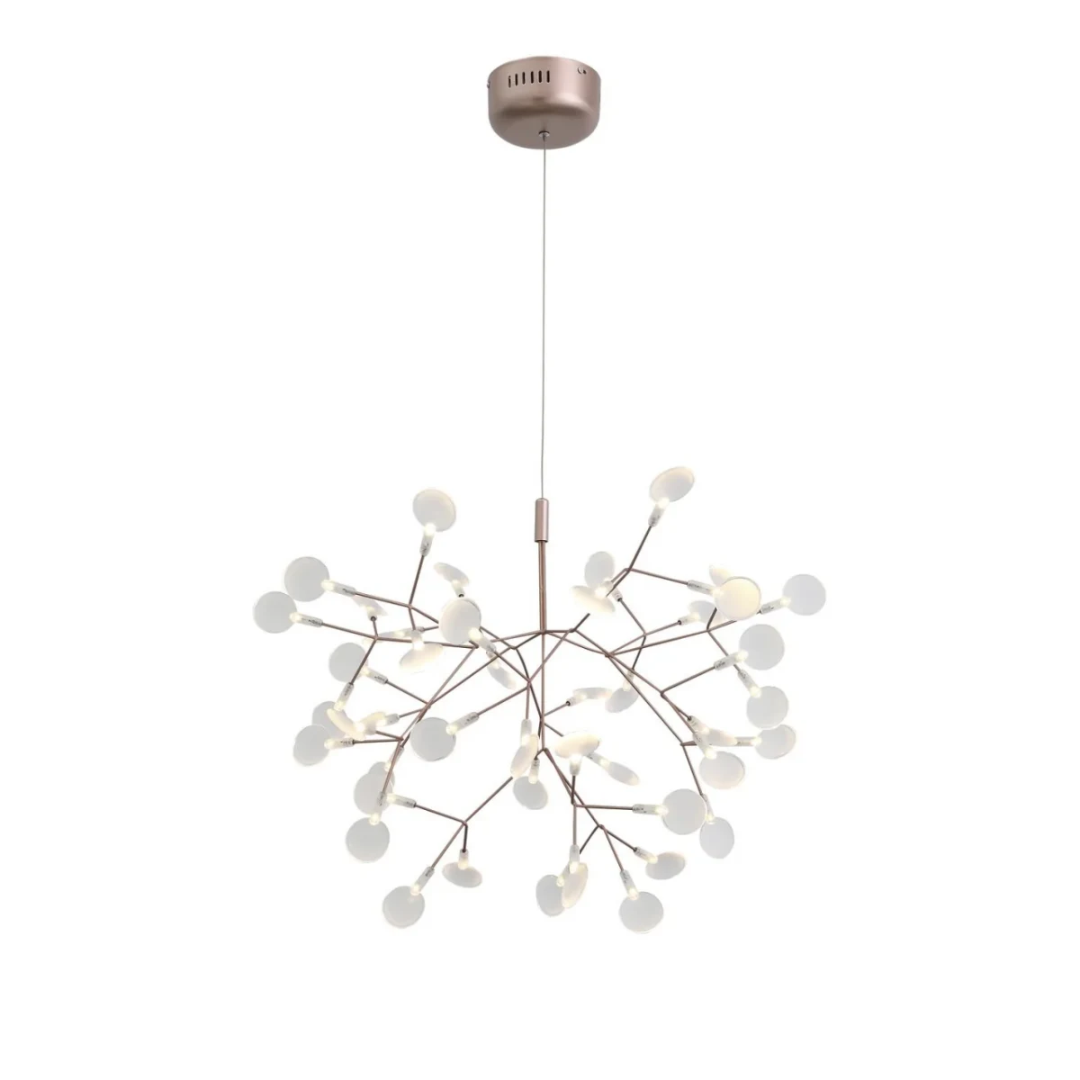 SL379.203.45 Люстра подвесная ST-Luce Медный/Белый LED 45*0,5W 3500K