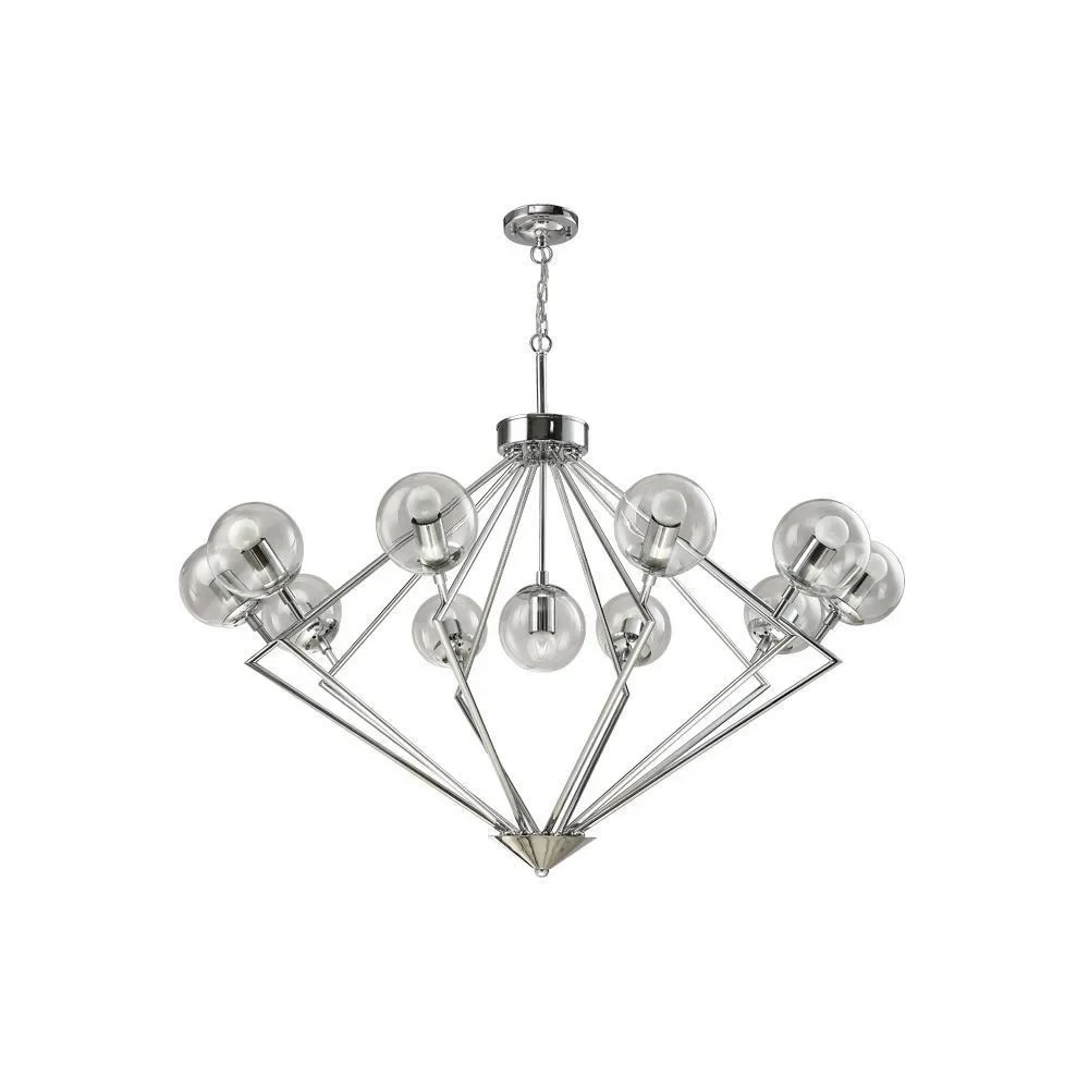 Люстра FABRICIO SP11 CHROME/TRANSPARENTE