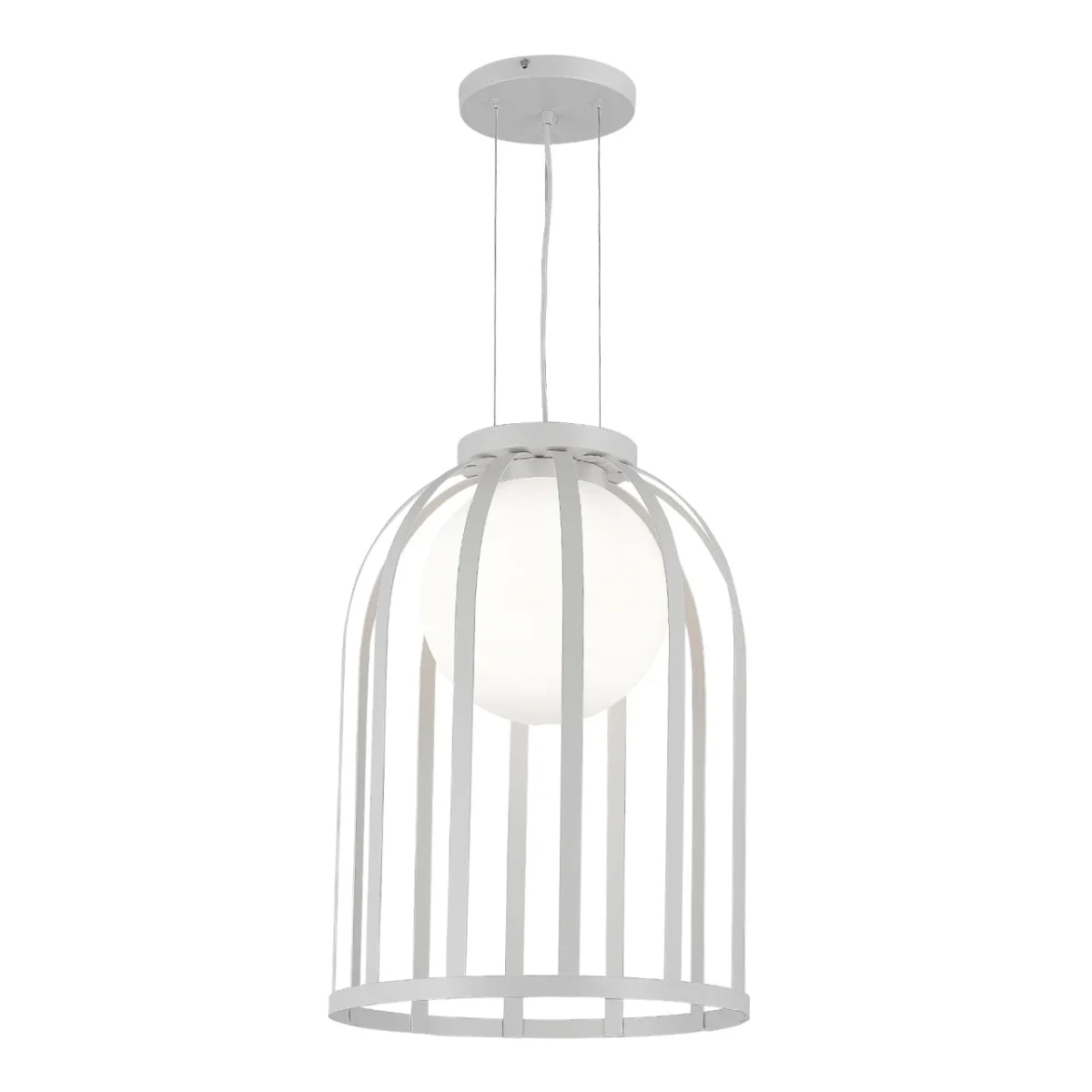 SL6129.503.01 Светильник подвесной ST-Luce Белый/Белый E27 1*60W