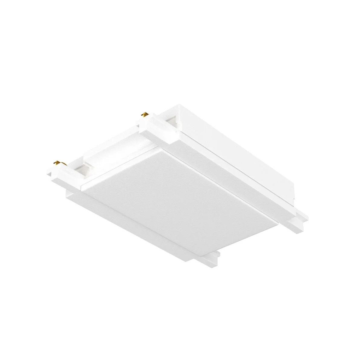 Коннектор питания прямой Radity белый TRA084C-11W
