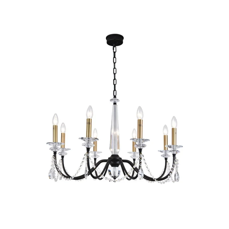 Подвесная люстра Newport 3978/C black+brass