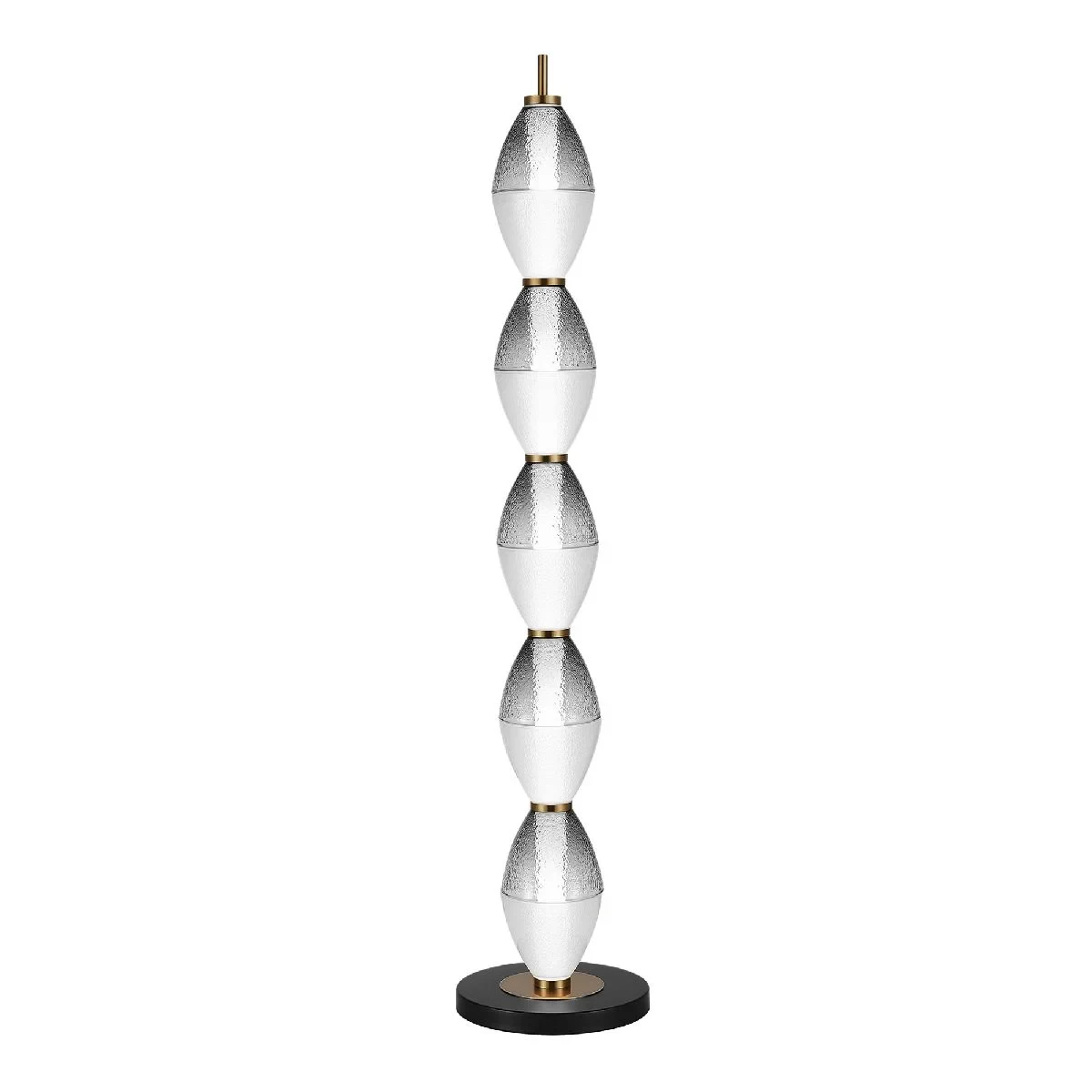 SL6130.405.27 Светильник напольный ST-Luce Черный/Белый, Дымчатый LED 135W 3000K