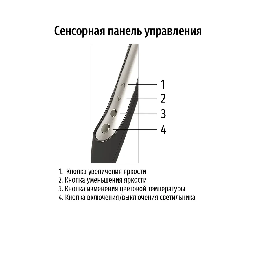 NL71 (Белый/серебро, настольный светодиодный светильник светильник на струбцине, 10В.)