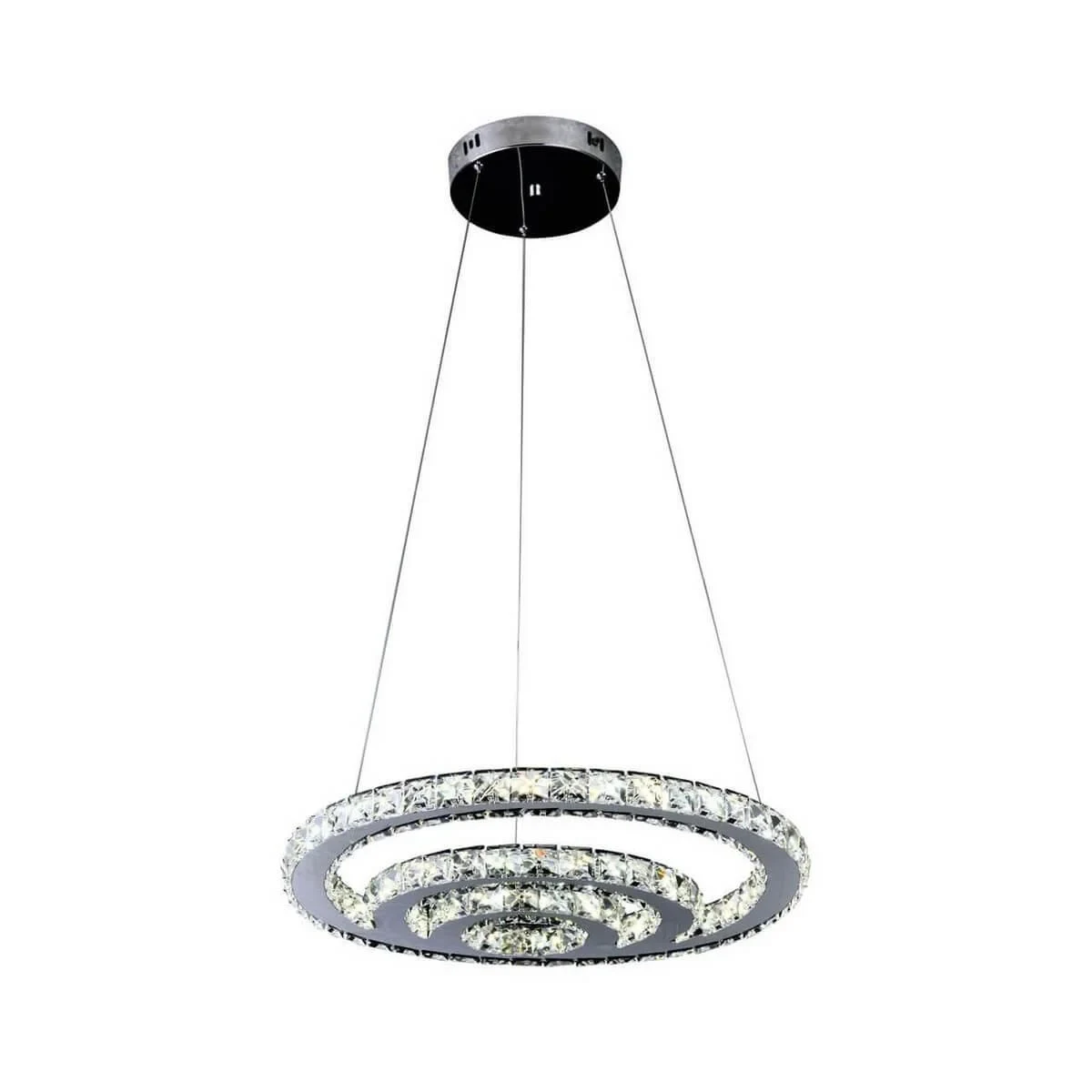 08550(3000-6000K) Подвес Тор-Кристалл хром d50 h120 Led 60W (3000-6000K) с пультом ДУ