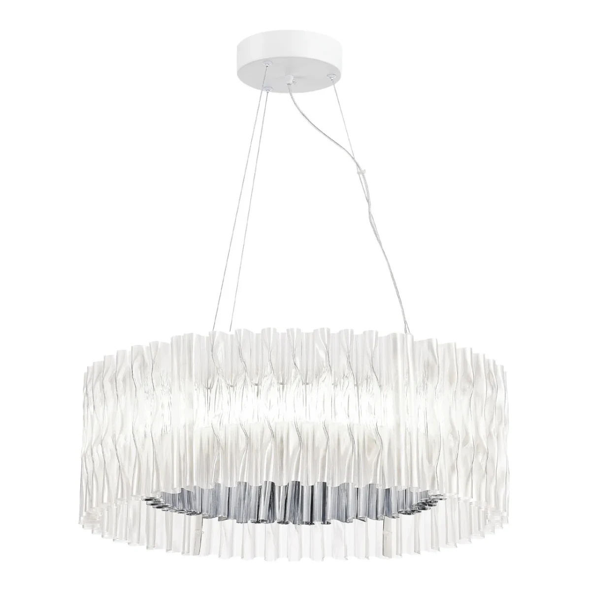 SL6012.103.01 Светильник подвесной ST-Luce Хром/Прозрачный LED 164W