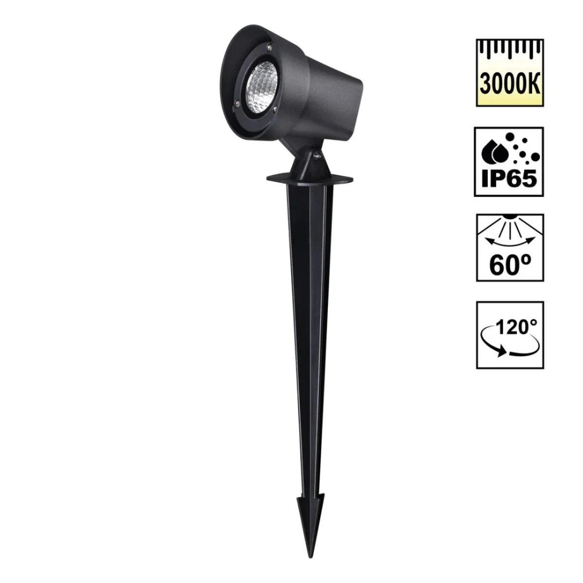 NOVOTECH 359529 STREET NT25 черный Светильник ландшафтный светодиодный грунтовый IP65 LED 13W 110-24