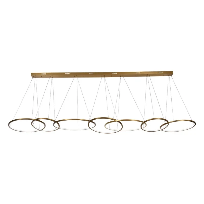 Подвесная люстра Newport 15207N/S brass