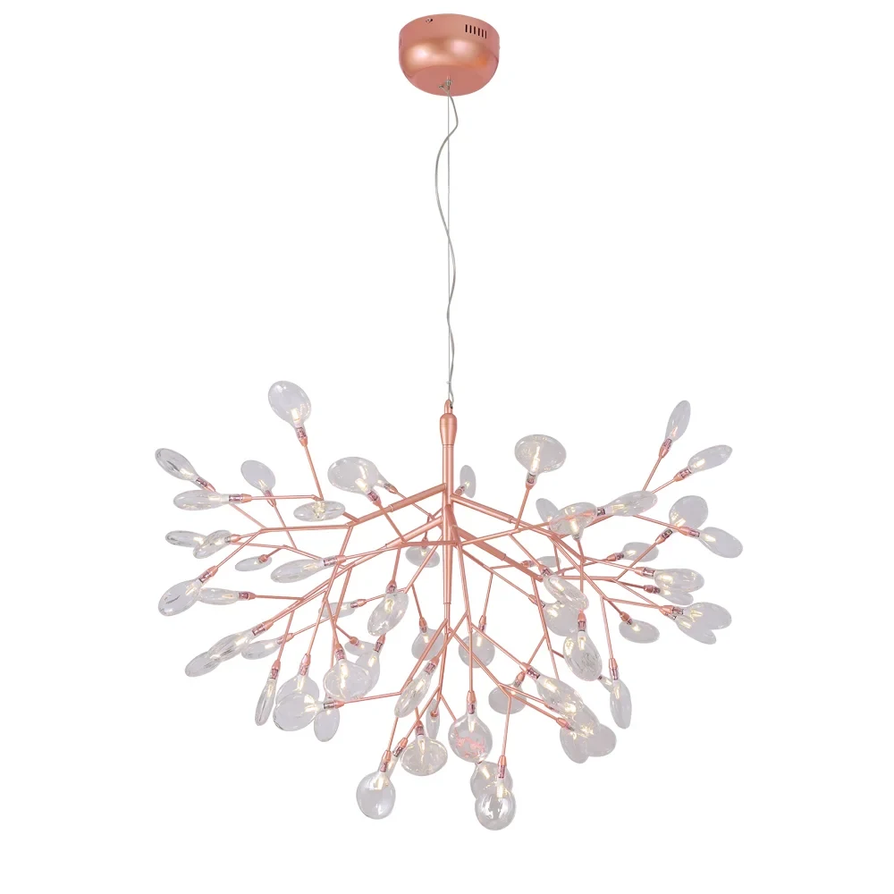 Светильник подвесной Crystal Lux EVITA SP63 COPPER/TRANSPARENT