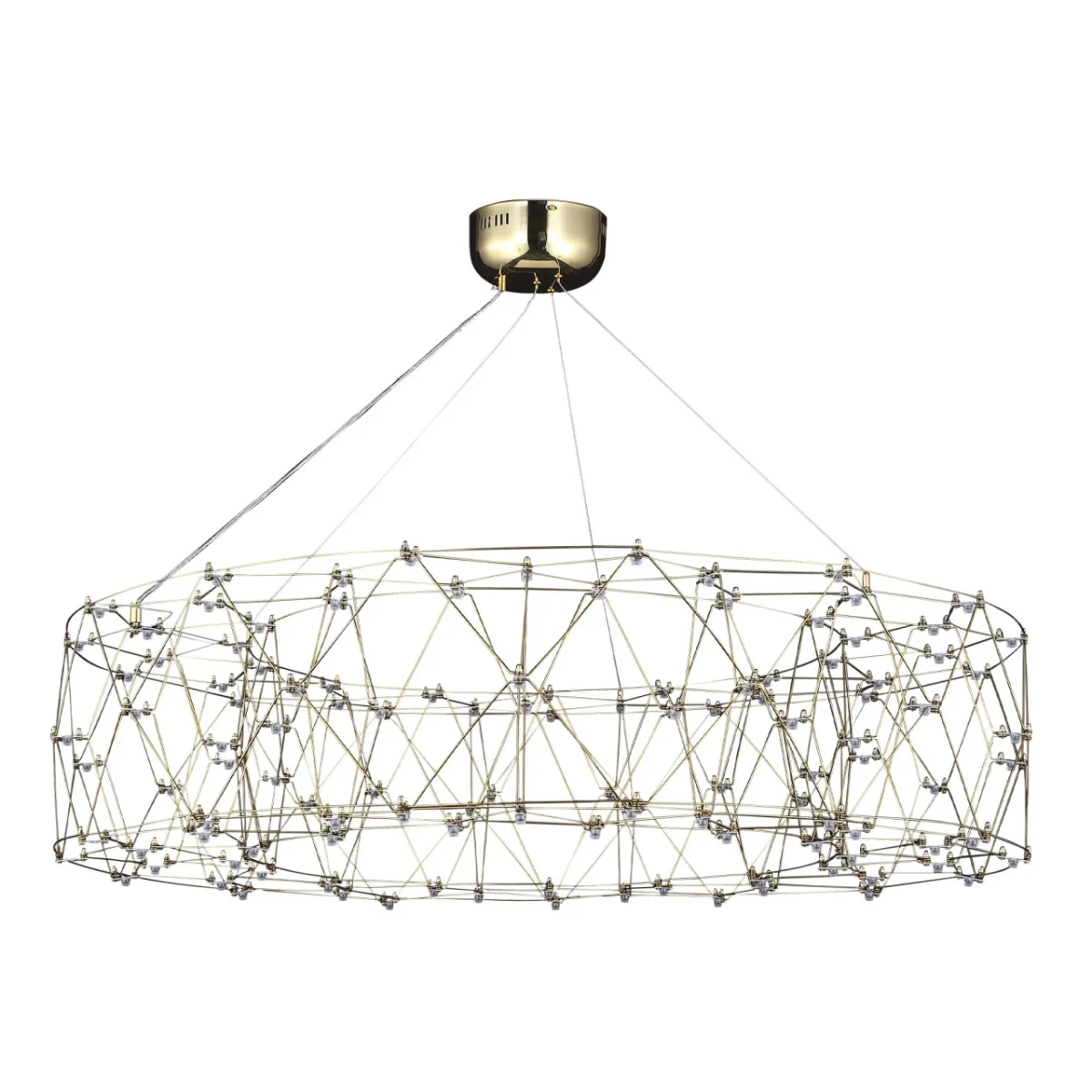 SL6602.203.72 Светильник подвесной ST-Luce Золотистый/Прозрачный LED 1*72W 4000K
