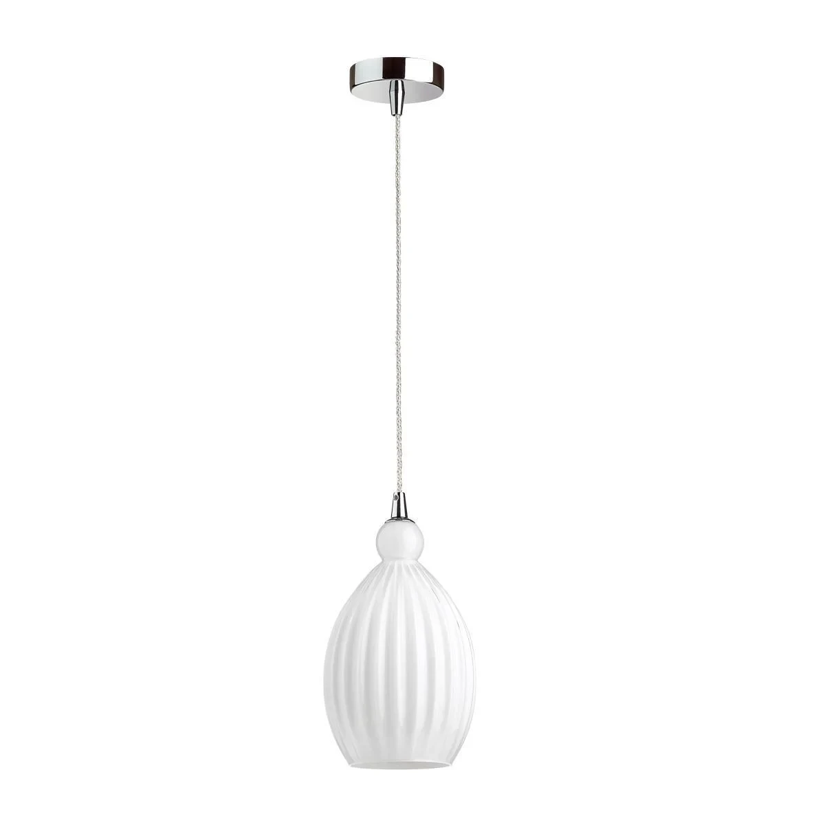 4775/1 PENDANT ODL21 белый/хром Подвес E27 60W STORZO