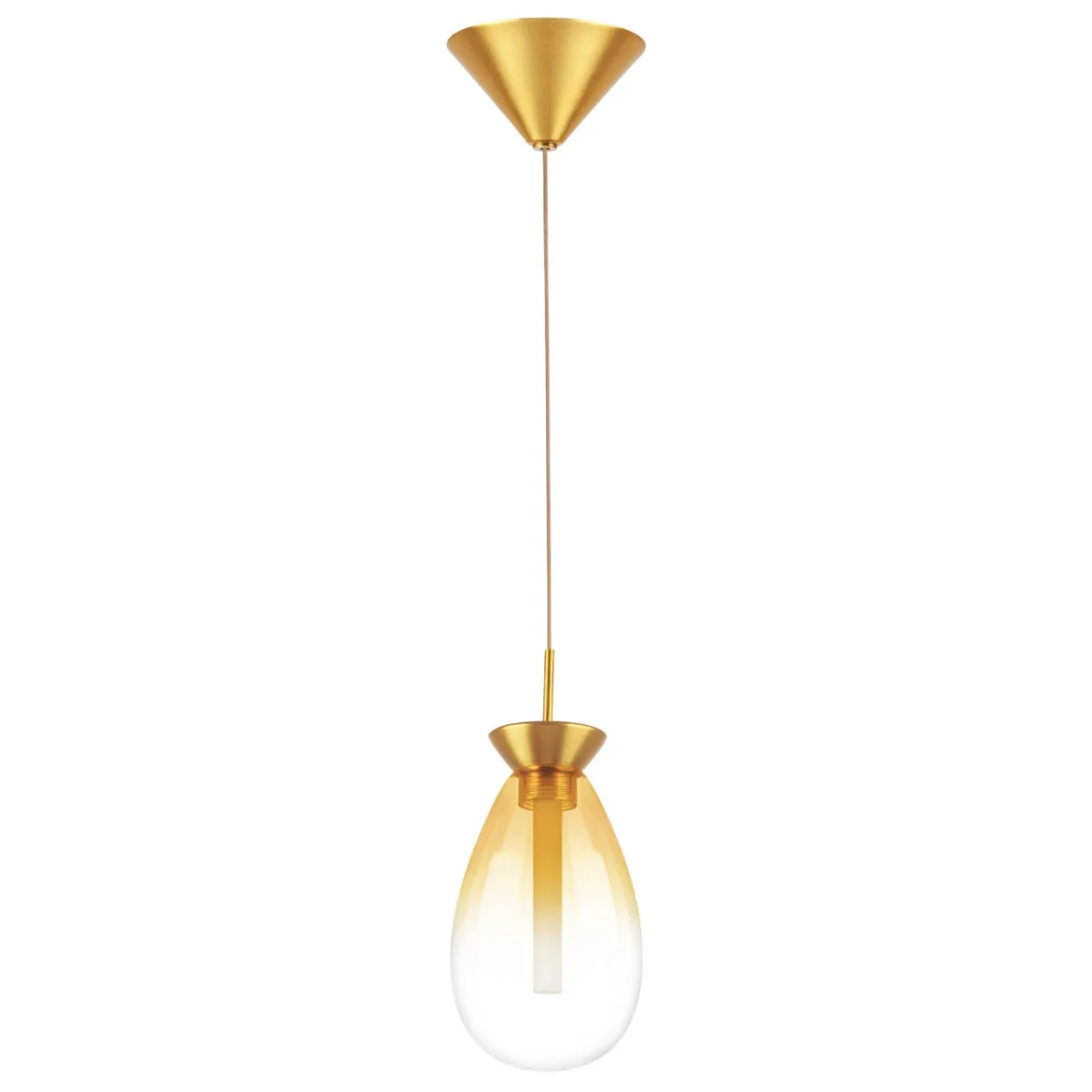 805113 Люстра COLORE LED 1х4W 220LM ЗОЛОТО/ЯНТАРЬ 3000K