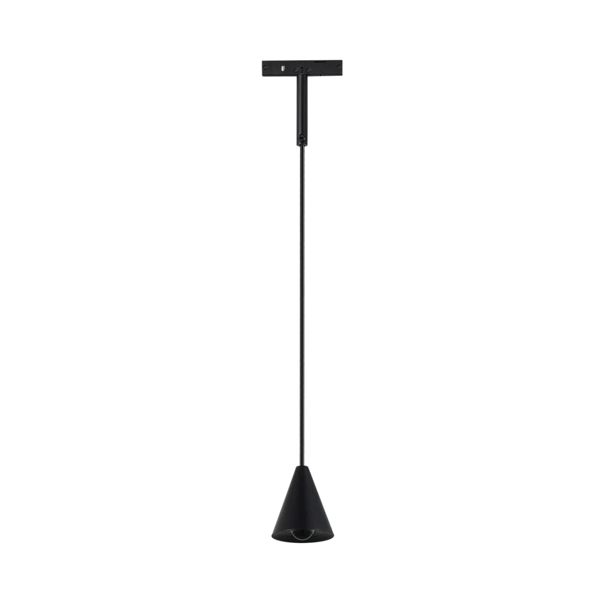 ST689.436.05 Магнитный трековый светильник Черный LED 1*5W 3000K Lm Ra>90 40° IP20 D80xH98 24V