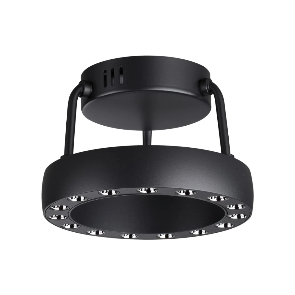 359398 OVER NT24 000 черный Светильник накладной светодиодный IP20 LED 12W вниз/5W вверх 220V 1360Лм