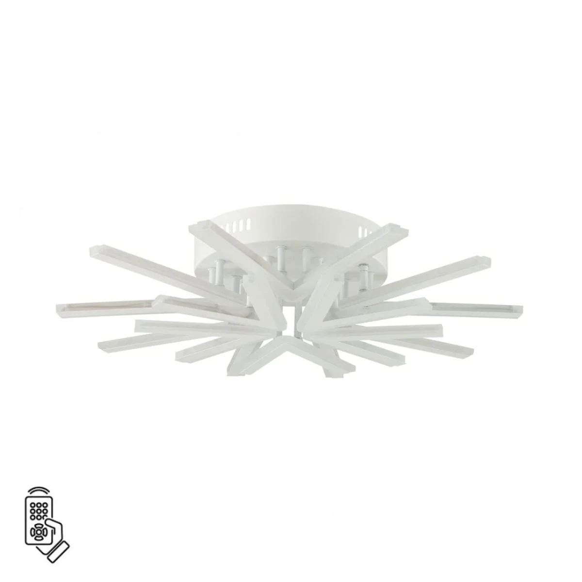 8029/80CL LEDIO LN24 белый/белый, металл/акрил Потолочный светильник с ПДУ LED 80W 3000-6000К 220V A