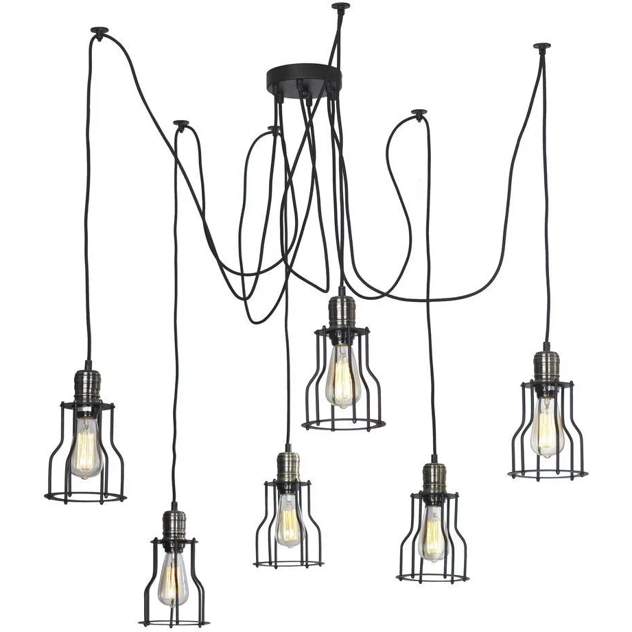Подвесная люстра Lussole Loft IV LSP-9310