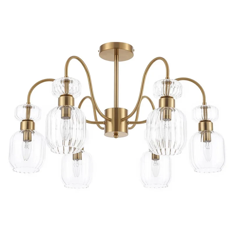Escada 1141/6PL E14*60W Antigue copper/Clear