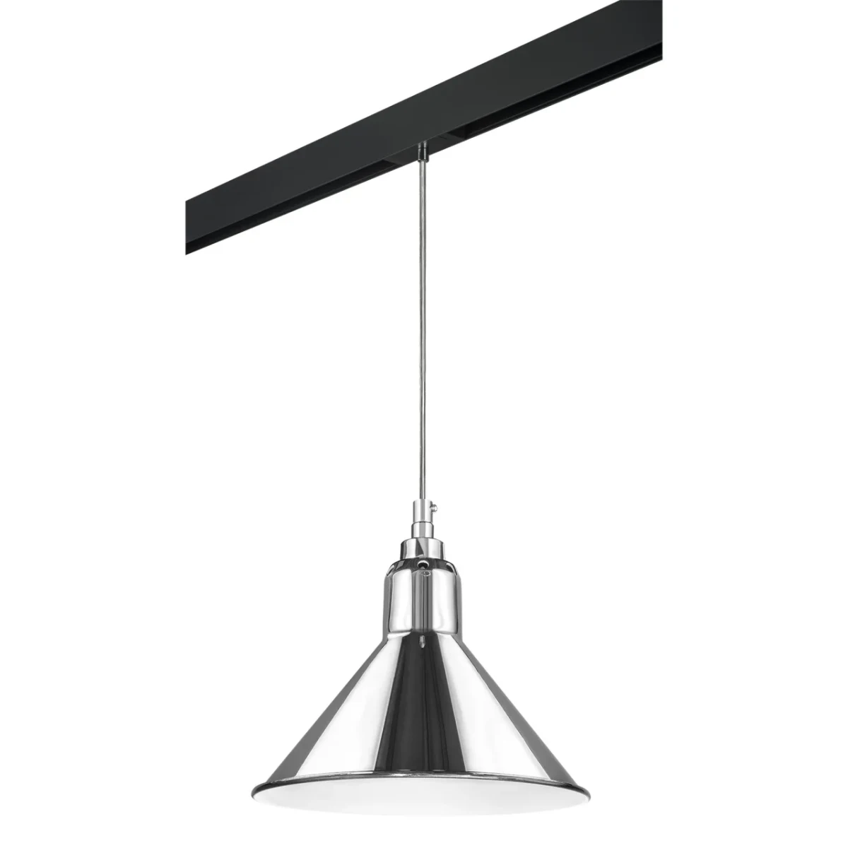 PRO765024 Светильник д/1-фазн трека LOFT 1х40W E14 ХРОМ/ЧЕРНЫЙ (765024+595007)
