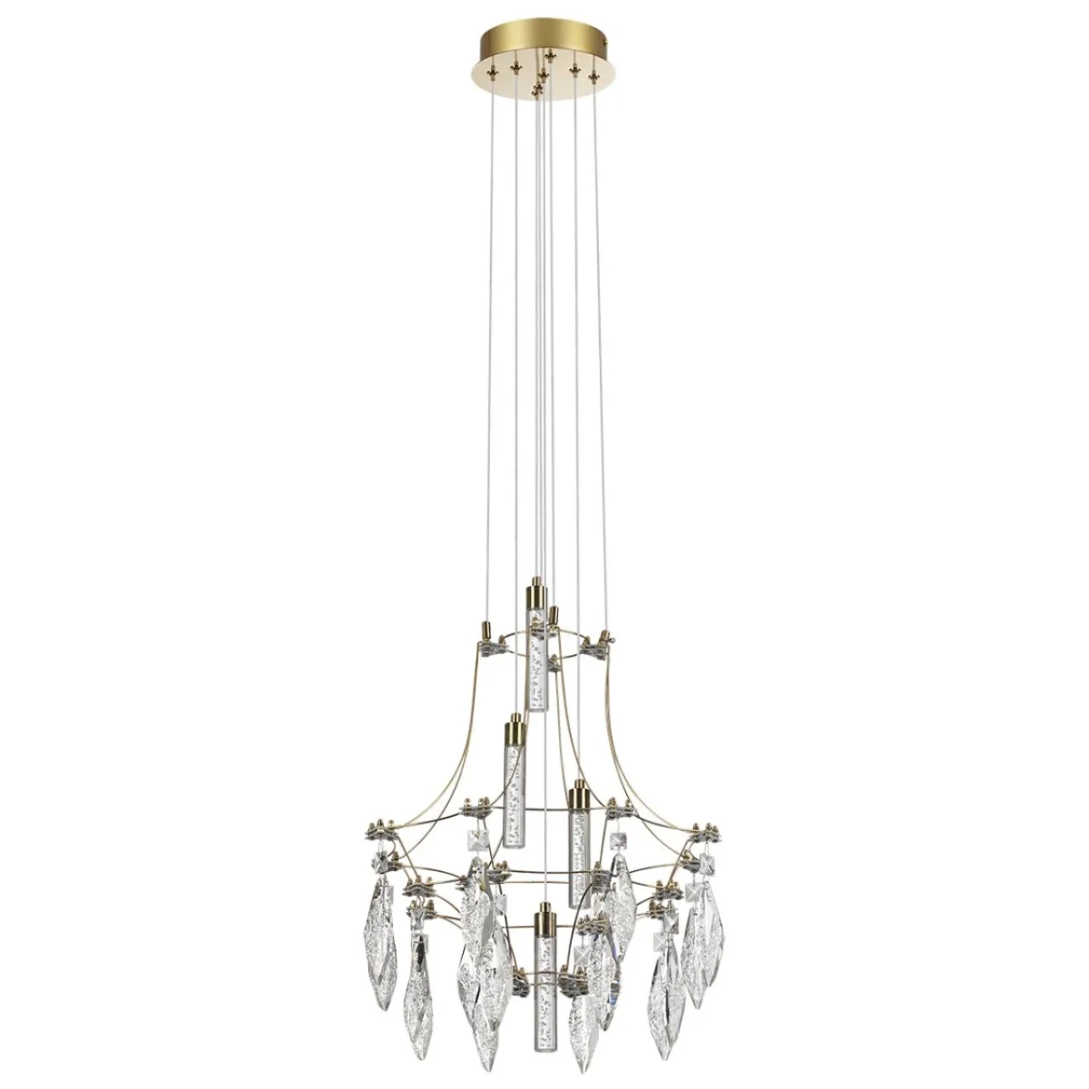 7000/35L CLASSIC ODL25 Подвесной светильник металл/хрусталь/нерж сталь IP20 LED 35W 4000K 220-240V F