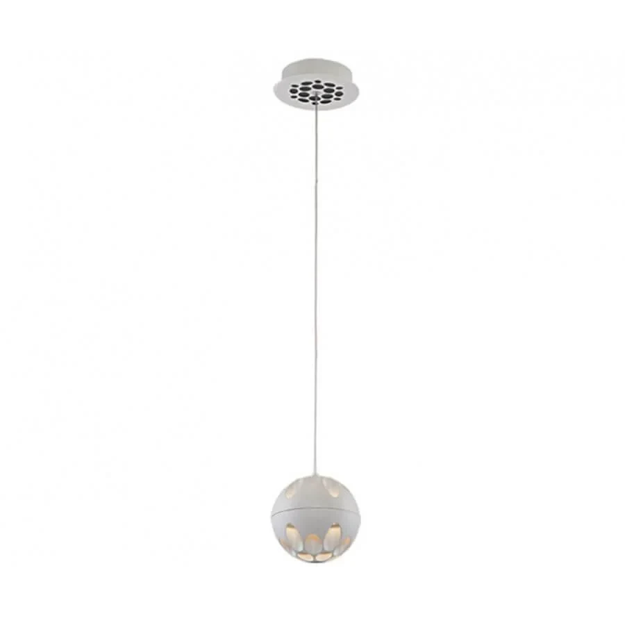 6047-1A,01 Подвес Елена белый d12h120 Led 13W (3000K)