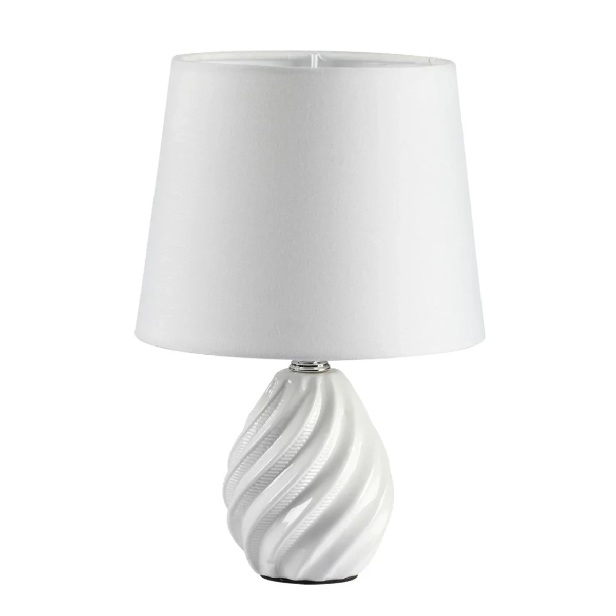 LUMION 8143/1T MODERNI LN25 000 белый, керамика/текстиль Настольная лампа Е27 1*60W 220V KEILA