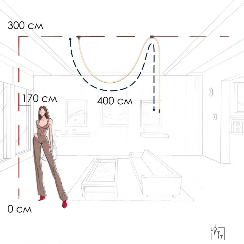 Накладной светильник LOFT IT 10388A Black