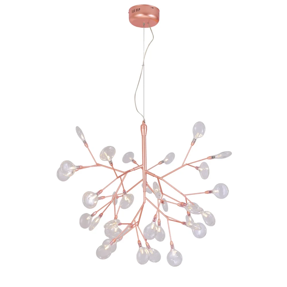 Светильник подвесной Crystal Lux EVITA SP36 COPPER/TRANSPARENT