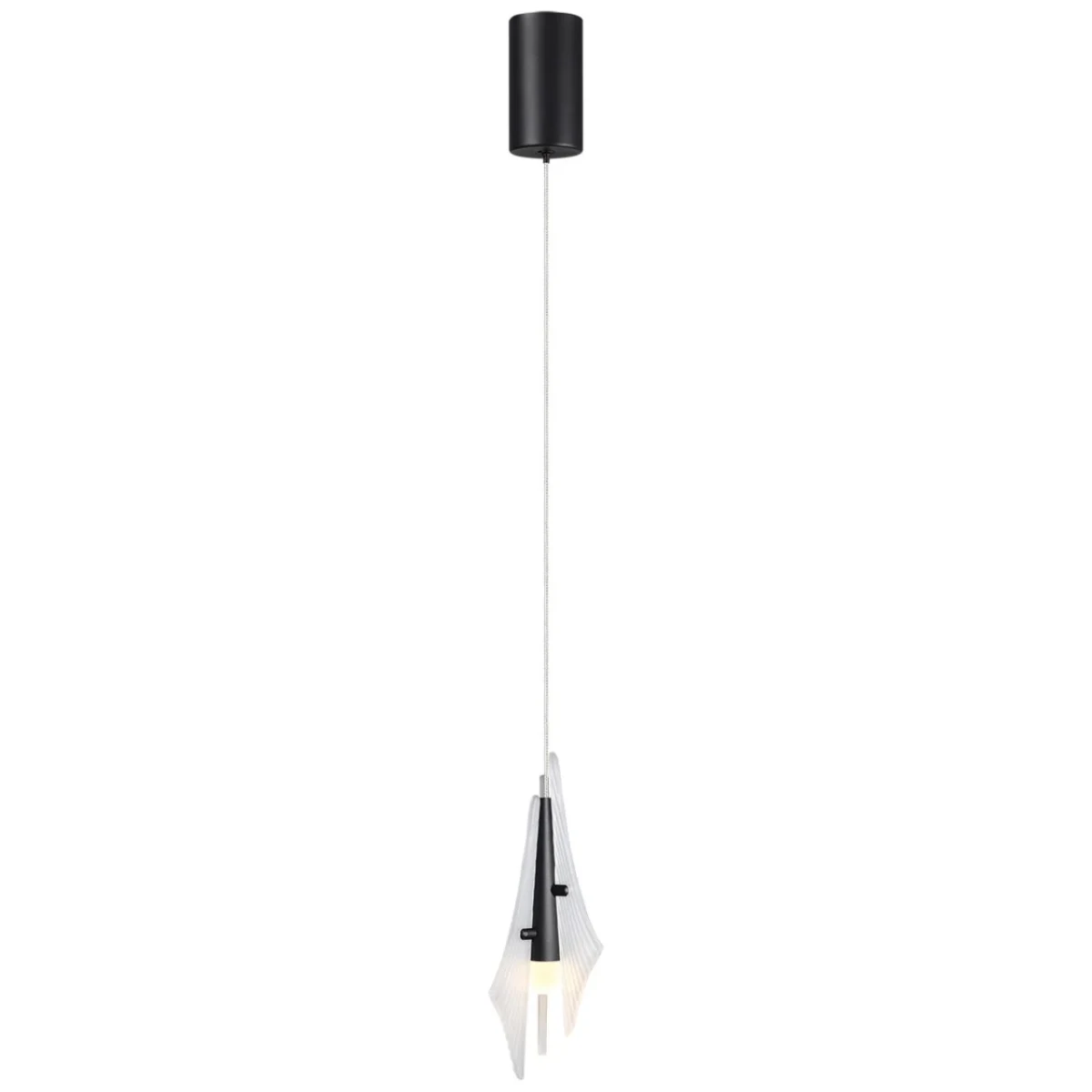 ODEON LIGHT 5442/6LA L-VISION ODL_EX26 черный/бел.матовый/металл/стекло/акрил Подвес LED 6W 3000K 63