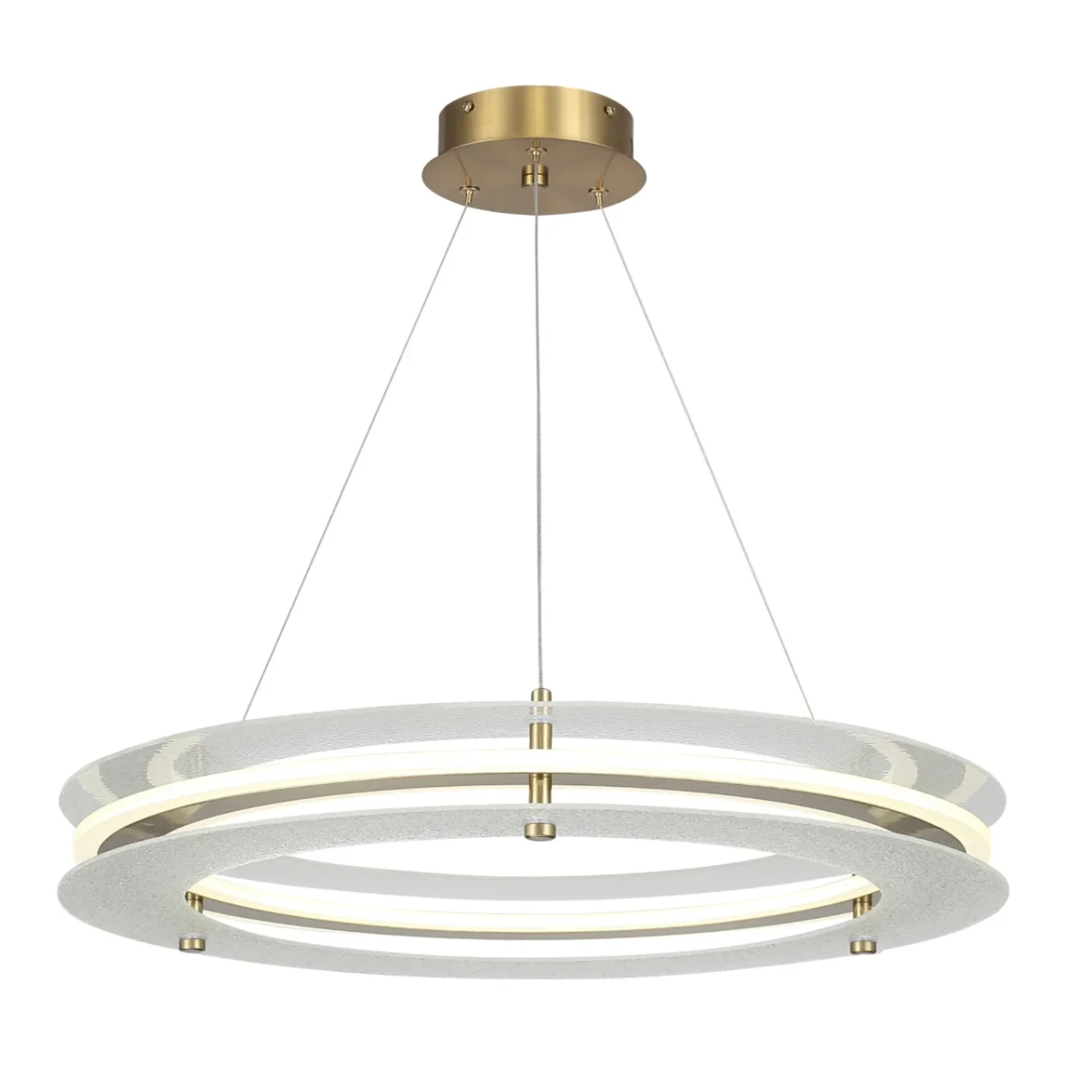 SL6245.203.01 Светильник подвесной ST-Luce золотистый/Прозрачный LED 1*40W 4000K