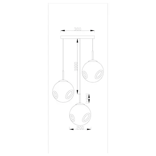 Подвесной светильник Moderli V2101-P