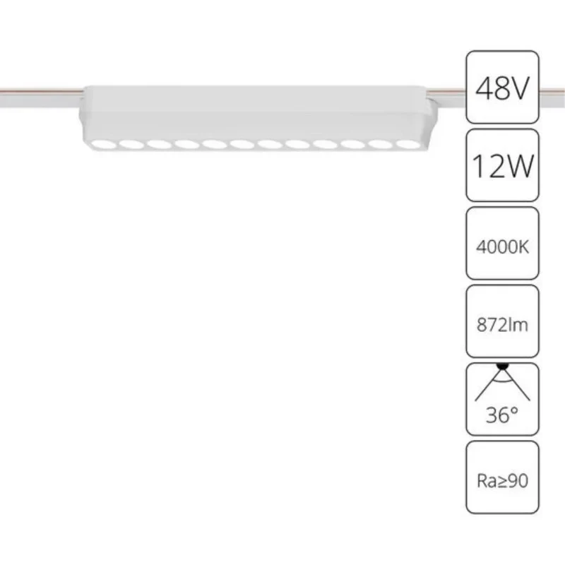 Светильник на шине ARTE Lamp A6154PL-1WH